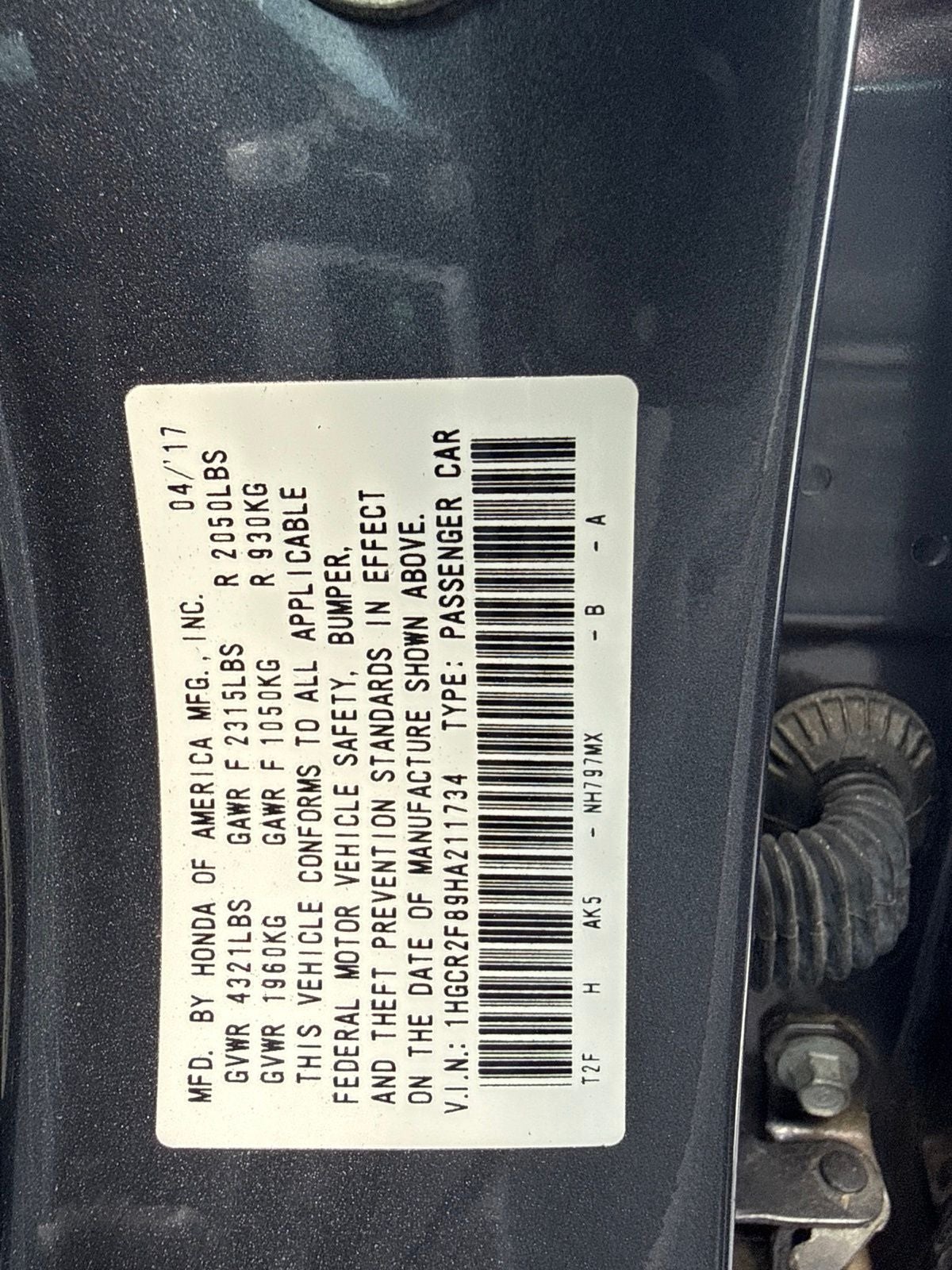 2017 Honda Accord EX-L