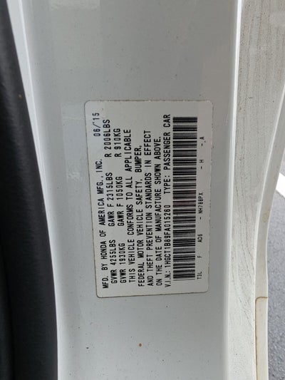 2015 Honda Accord EX-L