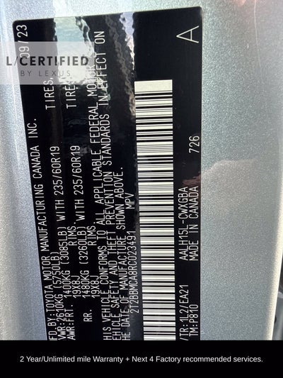 2024 Lexus RX 350h Premium