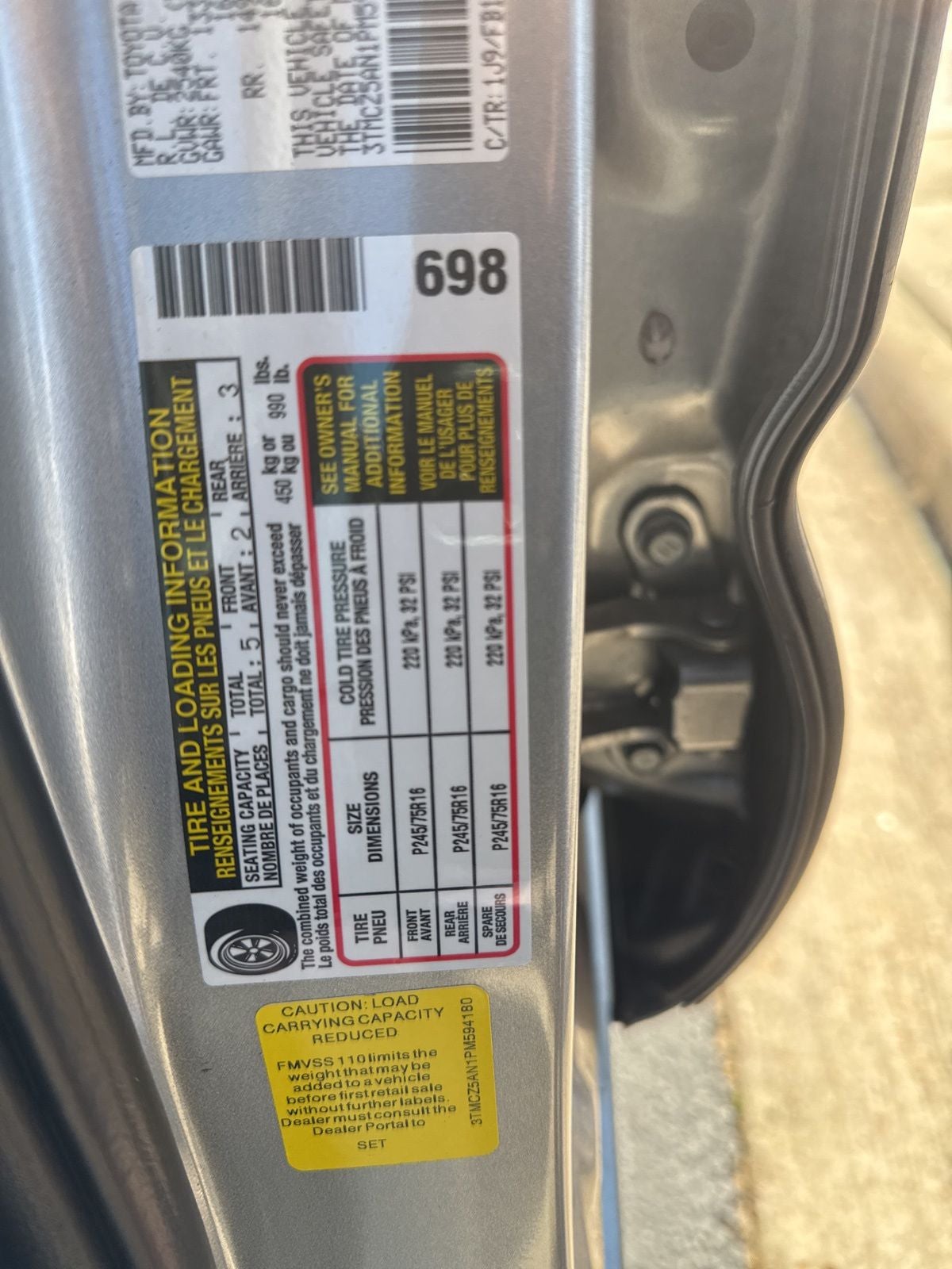 2023 Toyota Tacoma SR V6