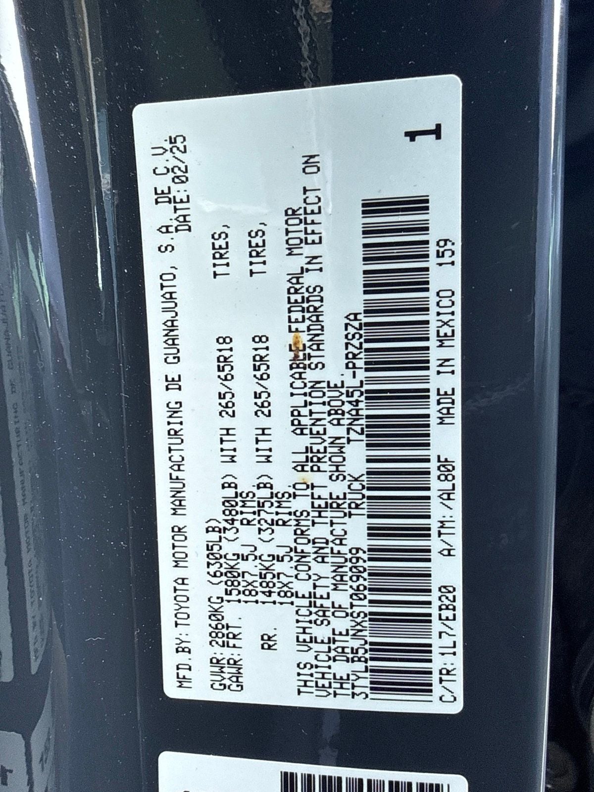2025 Toyota Tacoma Limited