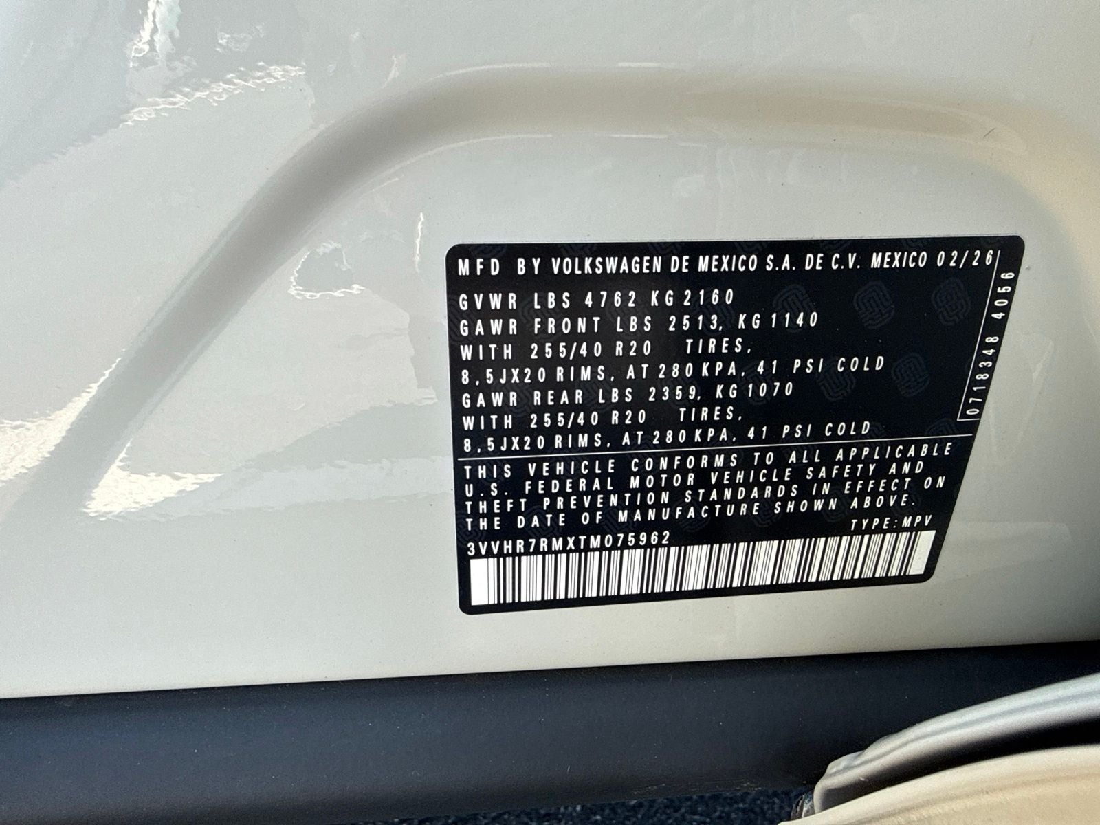 2026 Volkswagen Tiguan 2.0T SE R-Line Black