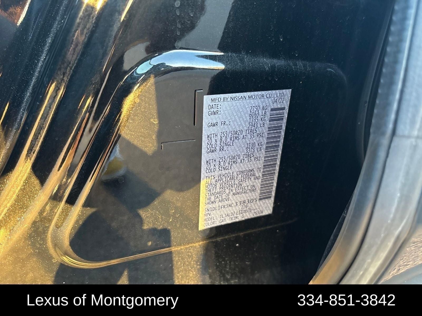 2022 INFINITI QX60 LUXE