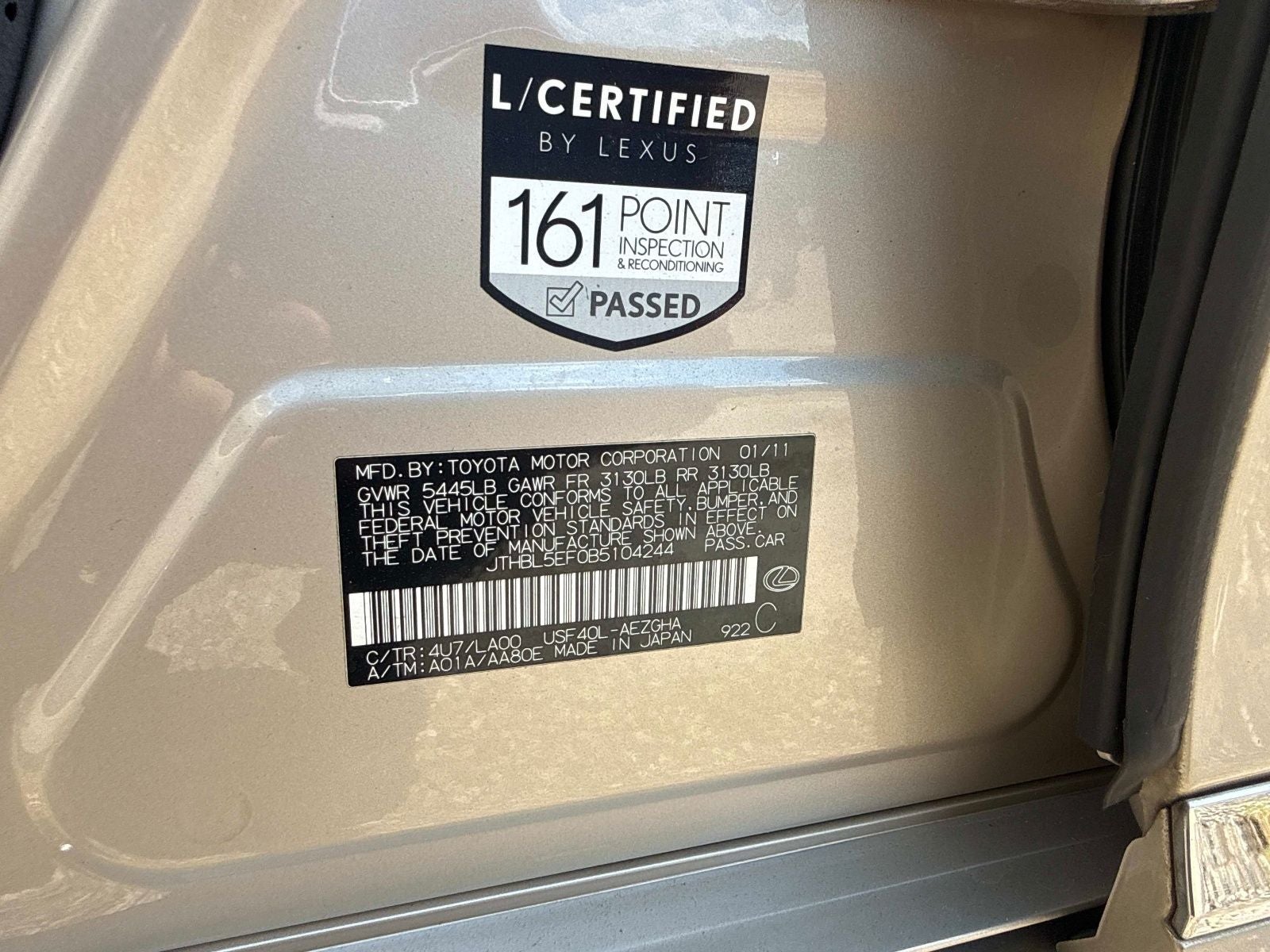 2011 Lexus LS 460