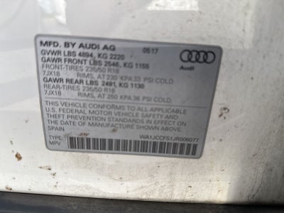 2018 Audi Q3 2.0T Premium Plus quattro