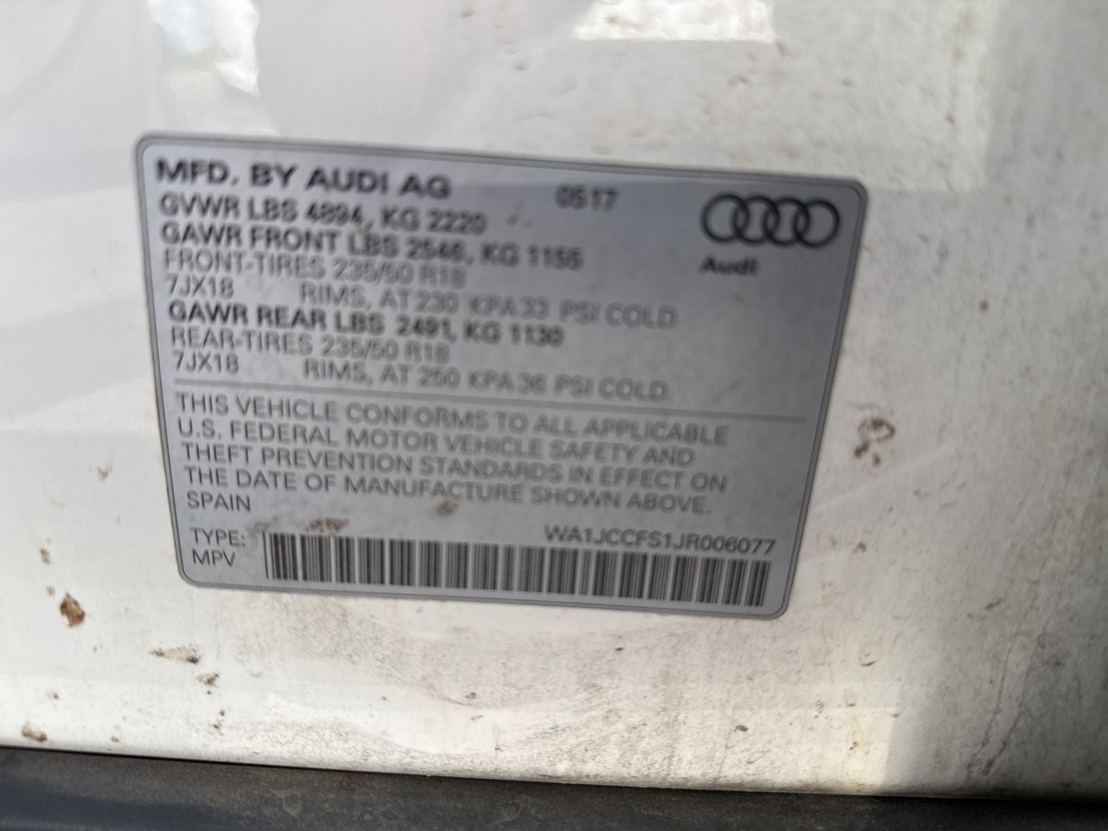 2018 Audi Q3 2.0T Premium Plus quattro