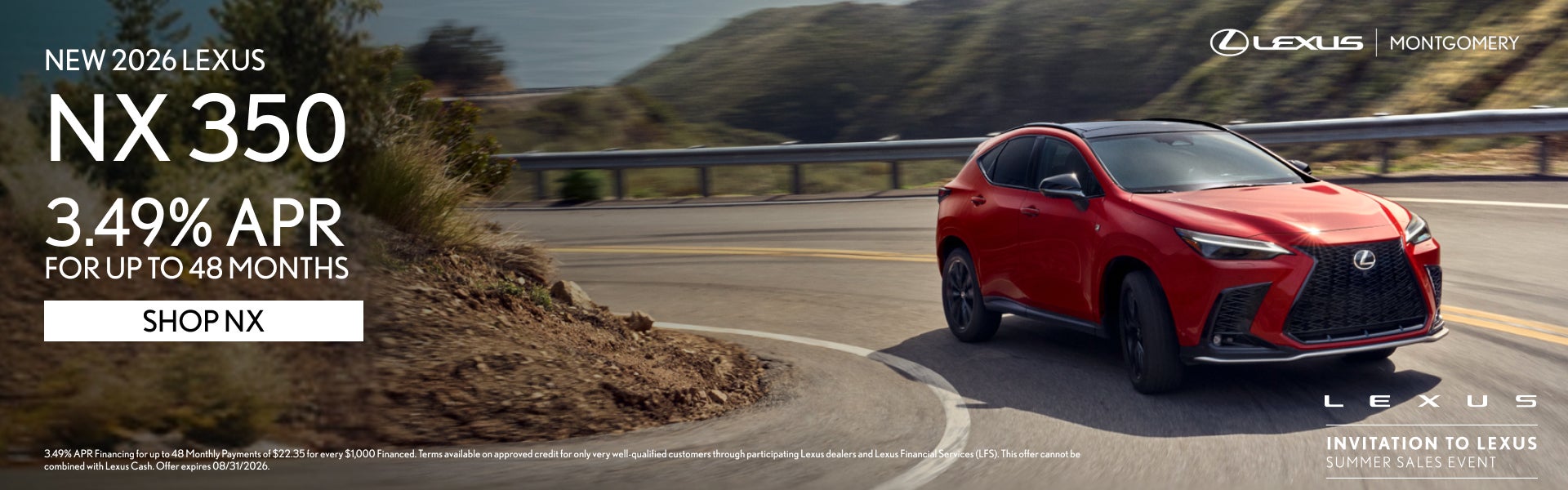 NEW 2026 LEXUS NX 350