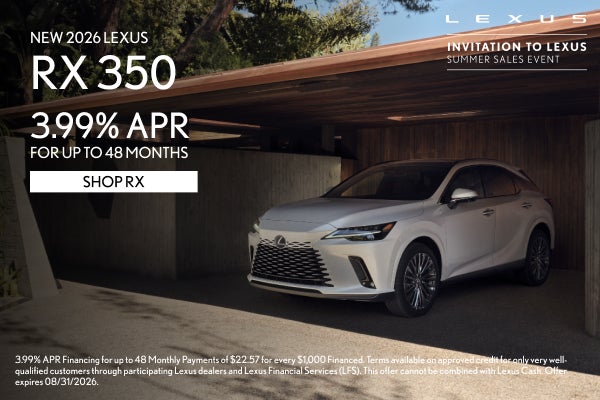 NEW 2026 LEXUS RX 350