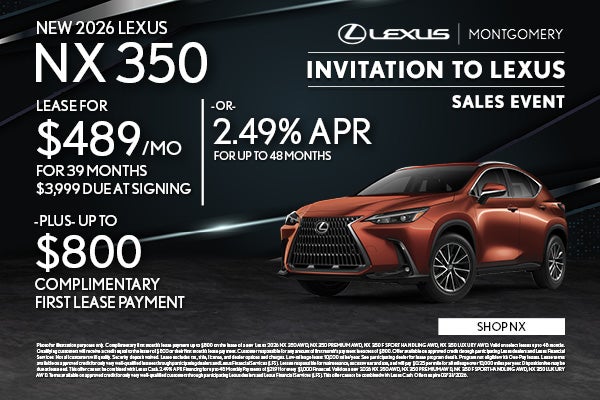 NEW 2026 LEXUS NX 350