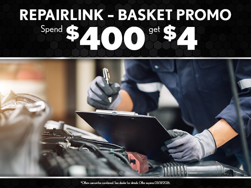 BASKET PROMO
SPEND $4OO, GET $4