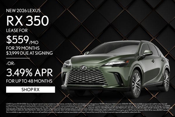 NEW 2026 LEXUS RX 350