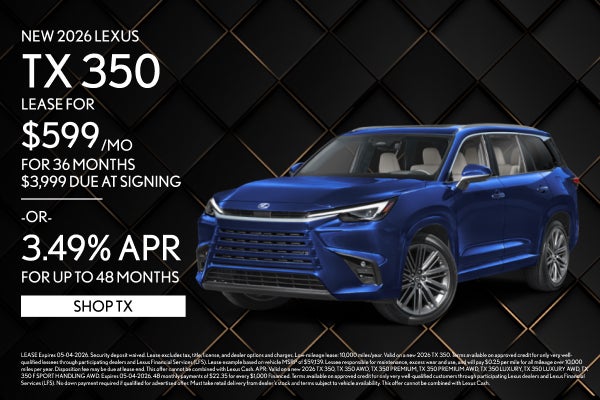 NEW 2026 LEXUS TX 350
