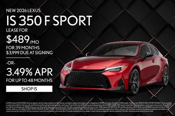 NEW 2026 LEXUS IS 350