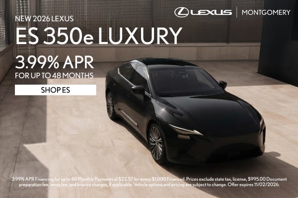 NEW 2026 LEXUS ES 350e