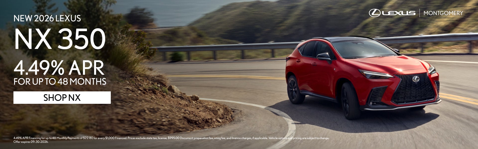 NEW 2026 LEXUS NX 350