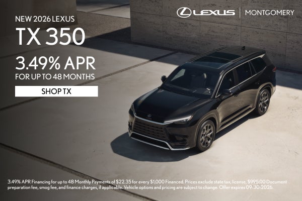 NEW 2026 LEXUS TX 350